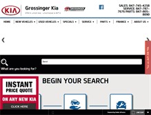 Tablet Screenshot of grossingerkia.com